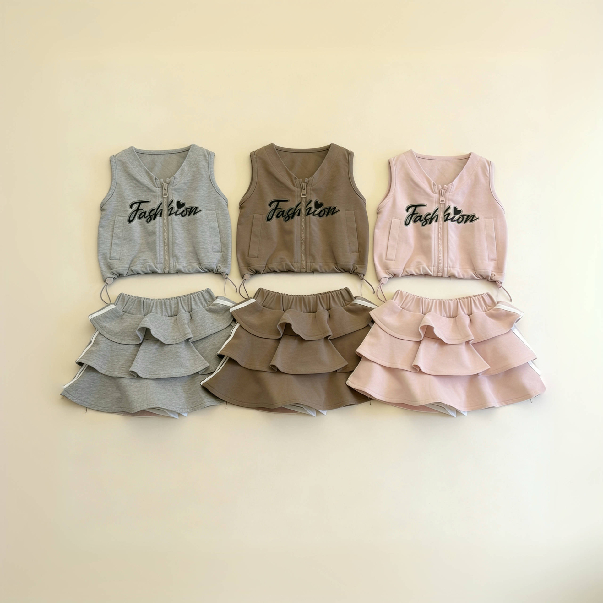 2026新品LLZ★子供服　セットアップ★73CM〜120cm 3色