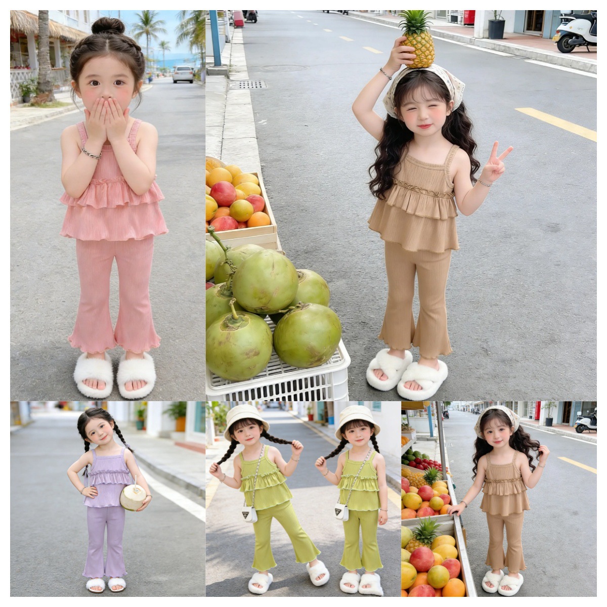 2026★夏新作★韓国風ベビー服★トップス+ズボン★90cm〜140cm 4色