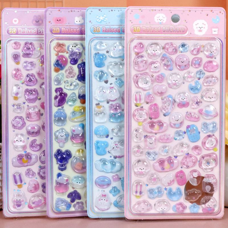 子供お褒めシール★立体★防水ステッカー ★DIY デコレーション用