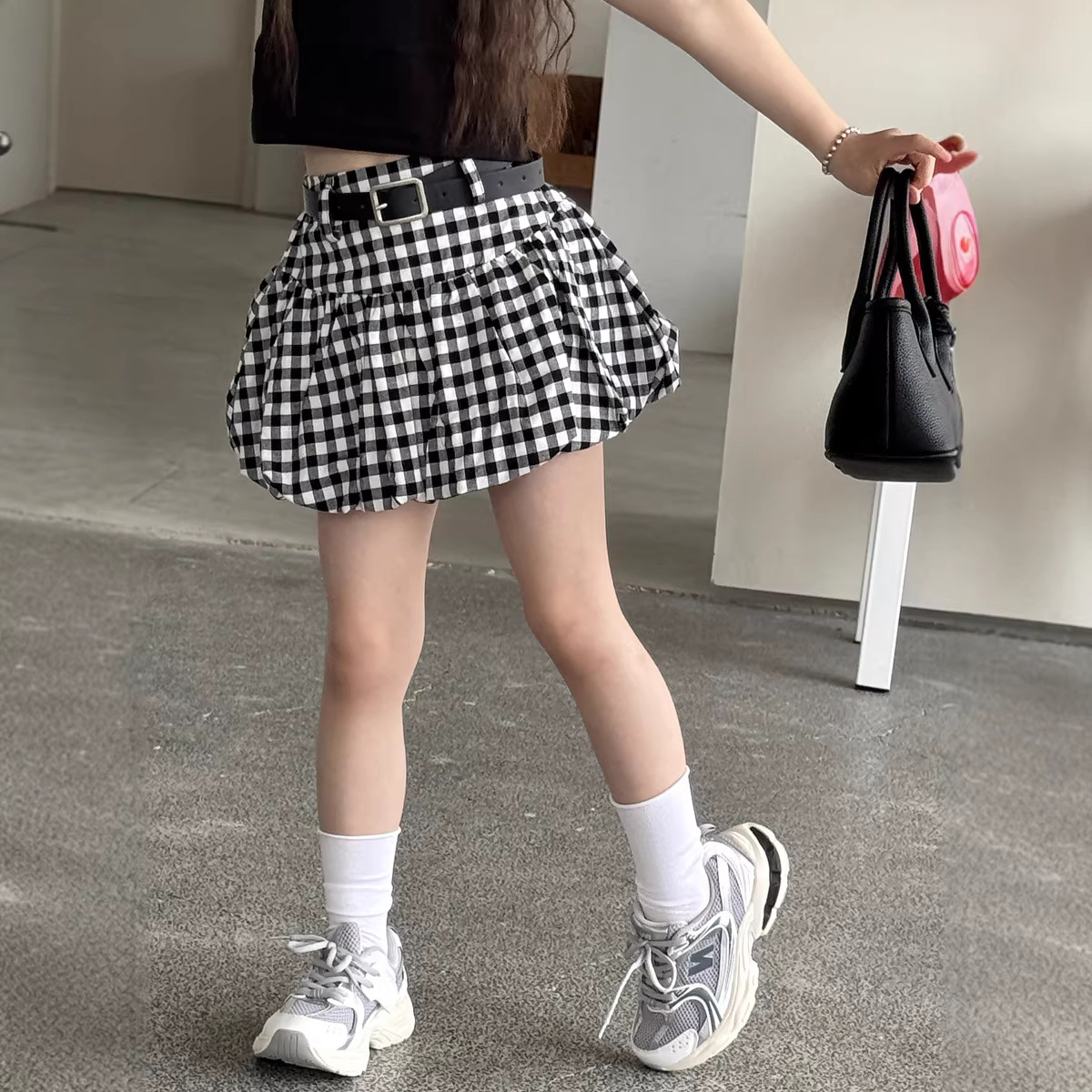 2026新品YY★子供服　スカート+腰ベルト★100cm〜150cm