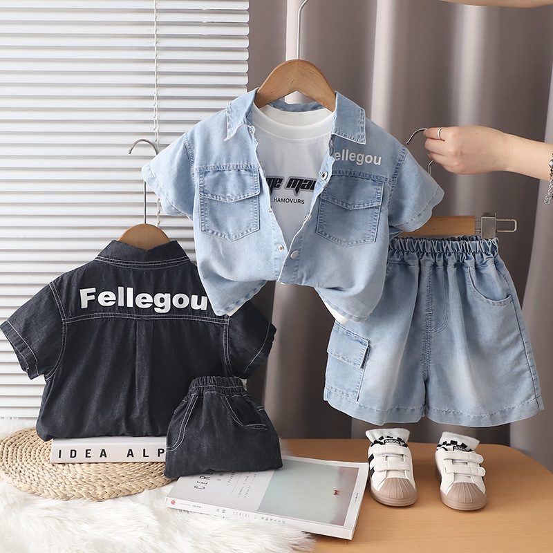 2026新品★子供服　3点セットアップ★80cm〜120cm 2色