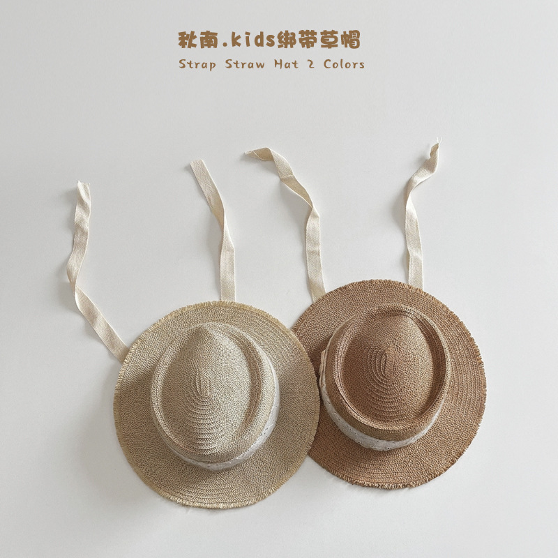 2026年新品★子供用★麦わら帽子　ハット★ 2色