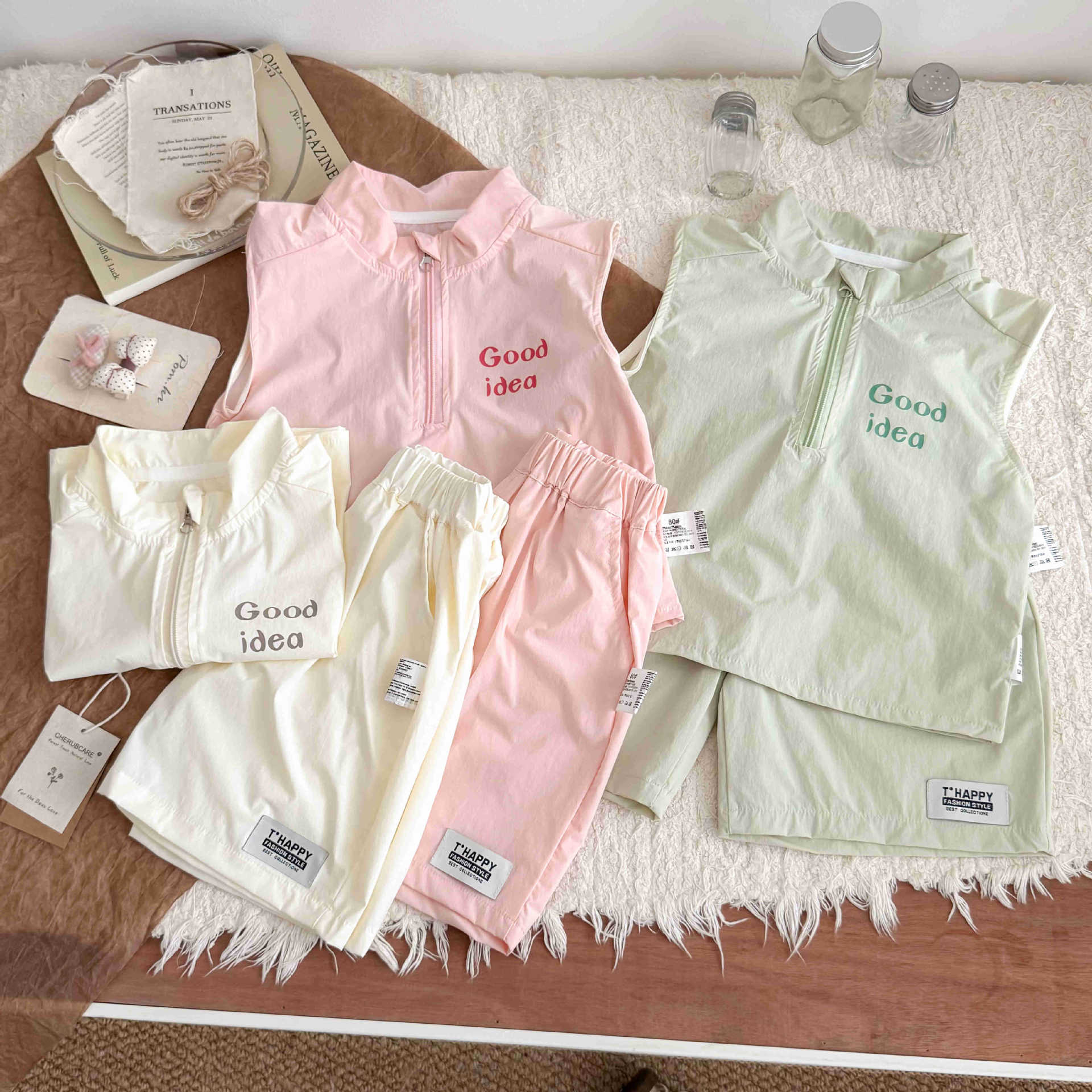 2026新品★子供服　セットアップ★73〜120 4色