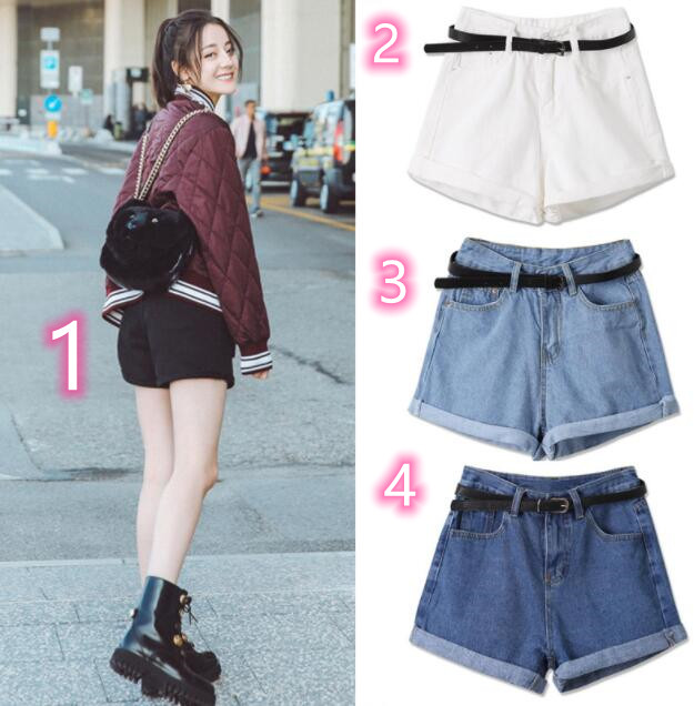 レディース服/セクシーなパンツ/ショットパンツ/デニムパンツ/パンツ/S-XXL 4色