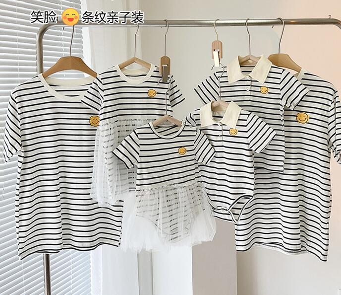 2022夏新品★子供服&親子服　トップス&ロンパース　80-150cm/S〜3XL★