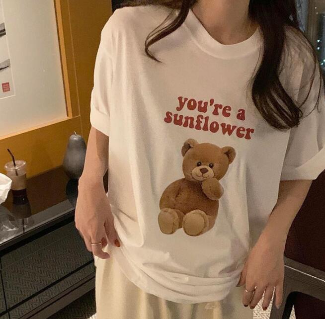 新型★レディース服　トップス　Tシャツ★M〜2XL★2色
