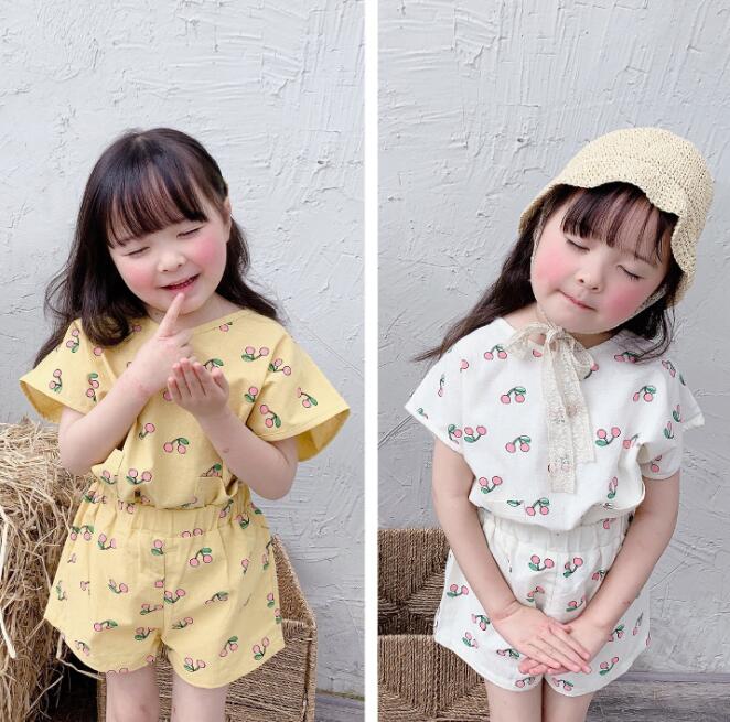 2022新作★子供服★トップス+パンツ★セットアップ★韓国子供服★キッズ女の子★2色★80-130CM