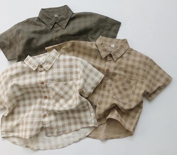 2022夏新品★子供服　トップス　シャツ★80-130cm★3色
