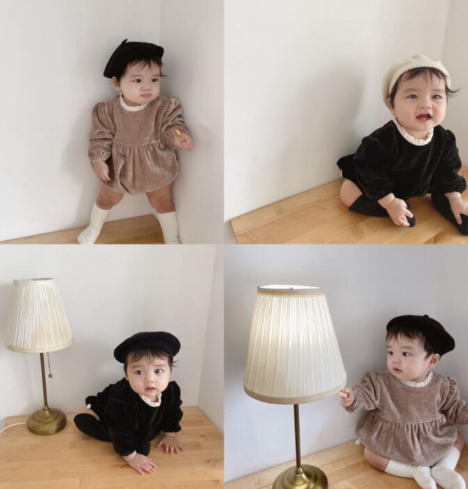 2022★秋冬新作★韓国風ベビー服★ロンパース★2色66-90CM