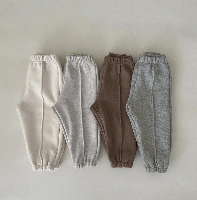 2022★秋冬新作★韓国風子供服★ベビー服★ズボン★裏起毛★4色73-100CM