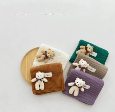 秋冬新作★子供用★マフラー★防寒★キッズ女の子★ニット★暖かい★9色