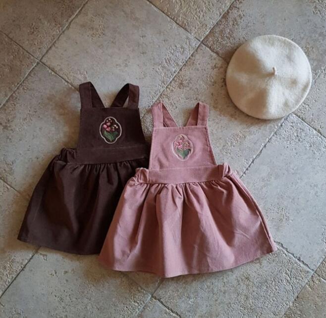 2023新品★子供服　サロペットワンピース★73-100cm★2色