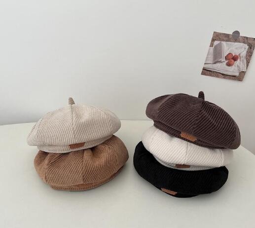 新作★子供用★帽子★ベレー帽★韓国風★キッズ★男女兼用★カジュアル★5色