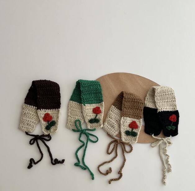 子供用★ヘアバンド★ニット★キッズ★韓国風★耳カバー★イヤーマフ★5色