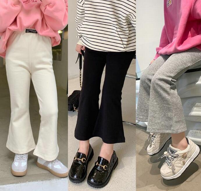 春秋新作★韓国風子供服★ボトムス★ズボン★純色★カジュアル★3色7-15