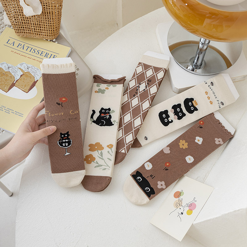 【☆新作☆綿】日系ソックス・おしゃれ・大人・ストッキング・冬季靴下・防寒