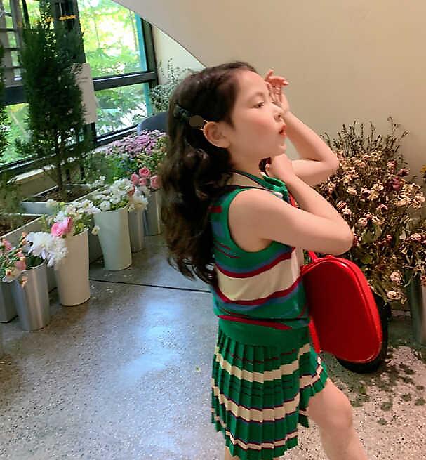 2023年★子供服　トップス+スカート　セット★90-140cm★