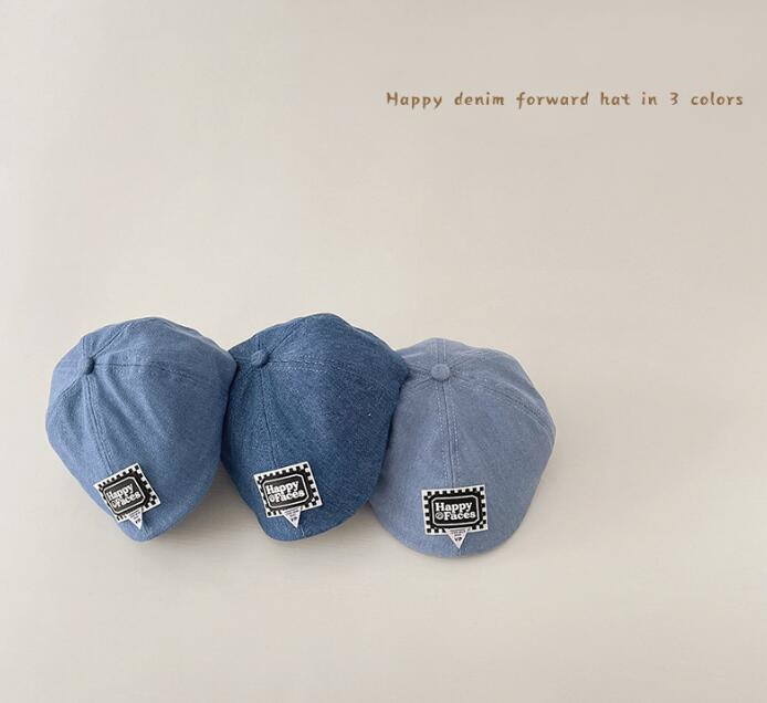 子供用★キャップ★帽子★男女兼用★キッズ★デニム★カジュアル★3色