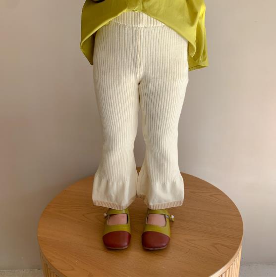 2023春新品★子供服　ボトムス　ニットズボン　80-130cm★2色