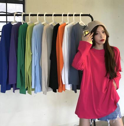 春新作★レディーストップス★Tシャツ★長袖　5色