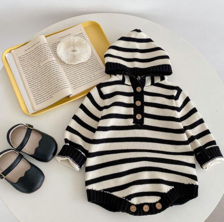 2023新入荷★子供服　ニットロンパース★66-100★