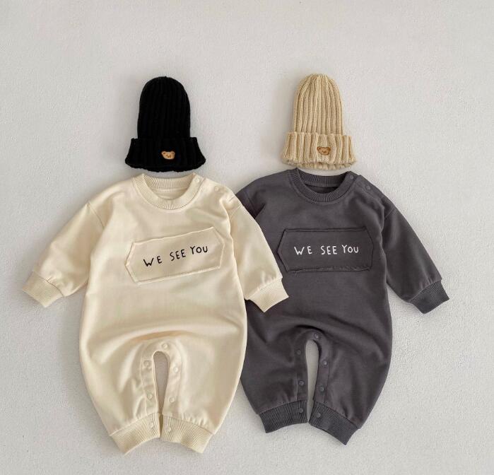 子供服★ロンパース★連体服★長袖★ベビー★可愛い★2色★66-90CM