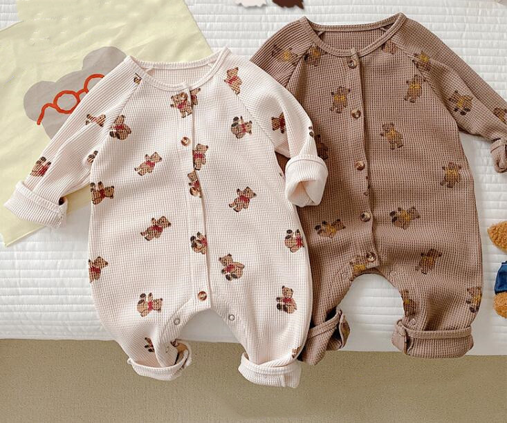 2023★春新作★韓国風ベビー服★ロンパース★2色66-90CM