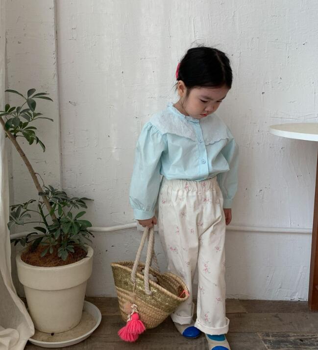 2023★春新作★韓国風子供服★シャツ★トップス★3色90-130CM
