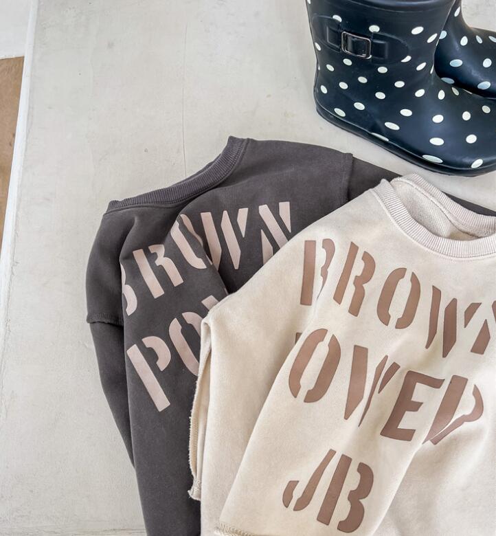 2023★春新作★韓国風子供服★トレーナー★スウェット★2色80-130CM