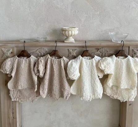 春新作★キッズ用アパレル★ロンパース★セットアップ★66-90