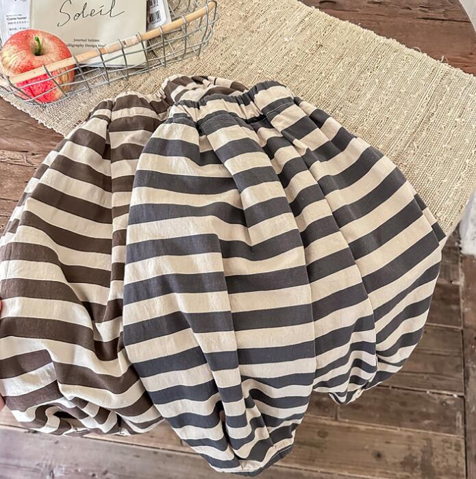 子供服★ズボン★ボトムス★ストライプ★韓国風子供服★男女兼用★2色★80-130CM