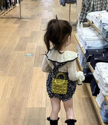 春新作★キッズ用アパレル★ニットシャツ★サロペット★90-140