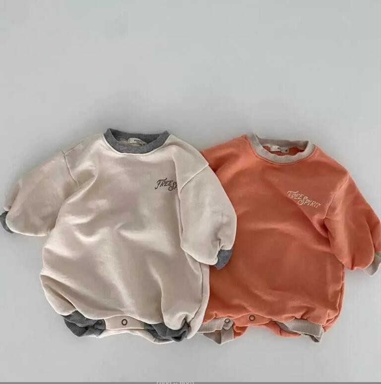 2023春新作★♪子供服★♪韓国風服★♪ベビーロンパース★2色★♪66-90cm