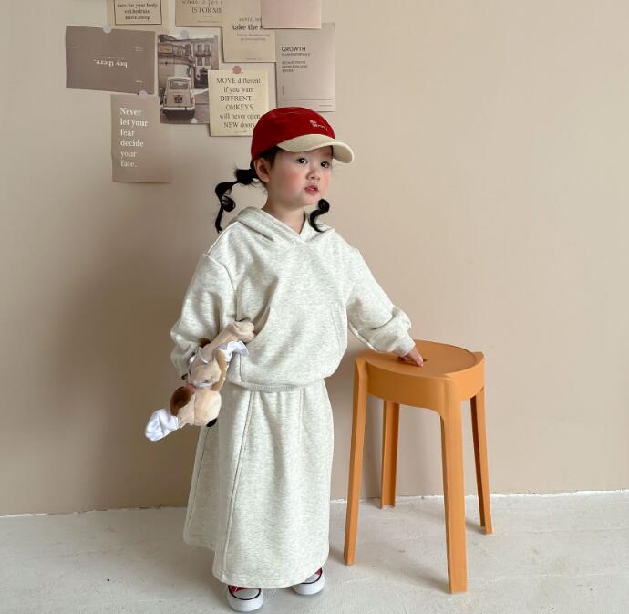 2023新品★子供服　コート+スカート　セットアップ★80-140cm★