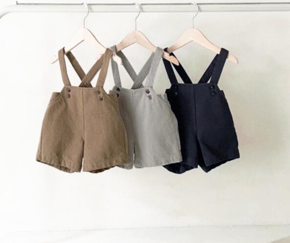 2023春新品★子供服　ボトムス　サロペット　80-130cm★3色