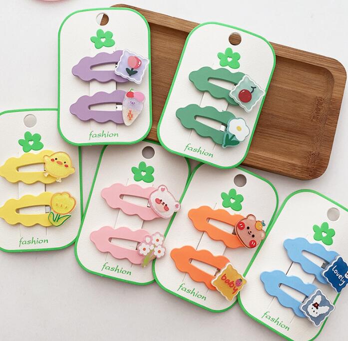 子供用★キッズ★髪飾り★まとめ髪用★ヘアアクセサリー★ヘアピン★2枚入り★可愛い★多色