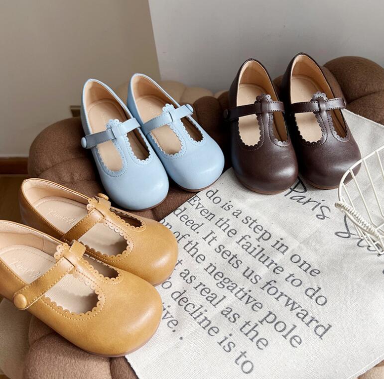 2023年春★子供靴★シューズ★単靴★タグ22-32★2色