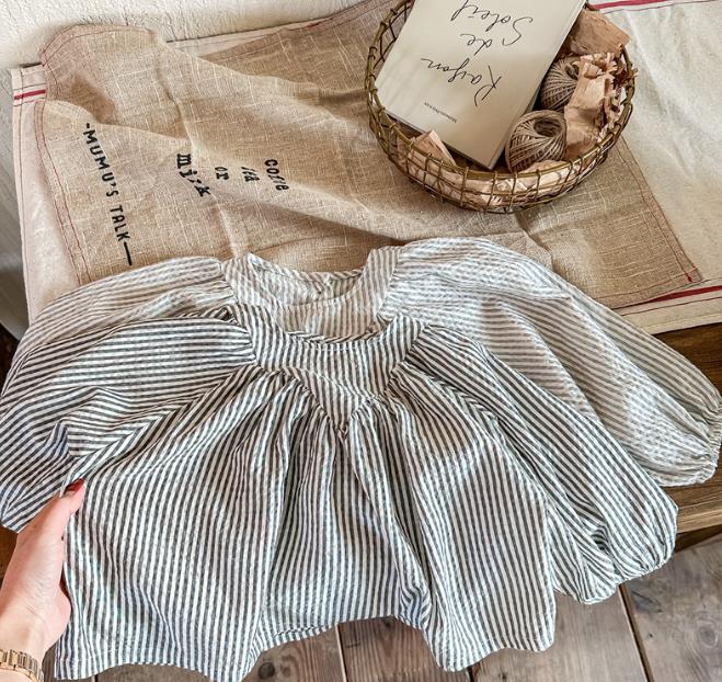 2023春新品★子供服　トップス　シャツ　80-130cm★2色