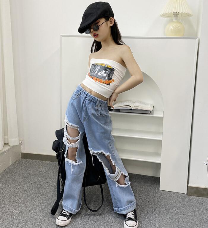 2023新品★子供服　デニムズボン★110-170cm★