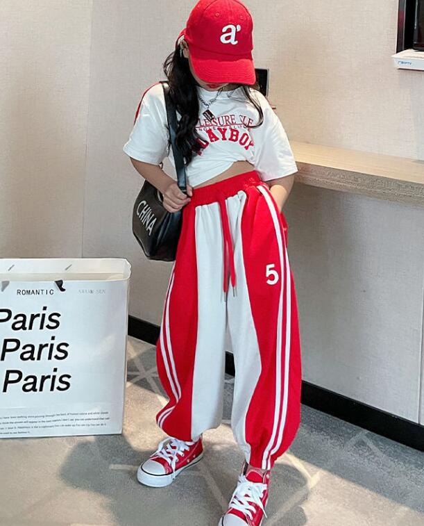 2023新品★子供服　トップス+ズボン　セットアップ★110-170cm★2色