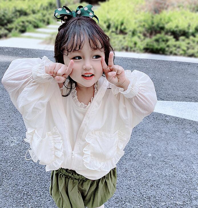 2023新品★子供服　日焼け止めコート★90-140cm★2色
