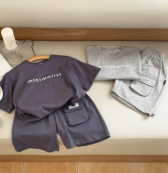 2023新品★子供服　トップス+ズボン　セット★90-140cm★2色