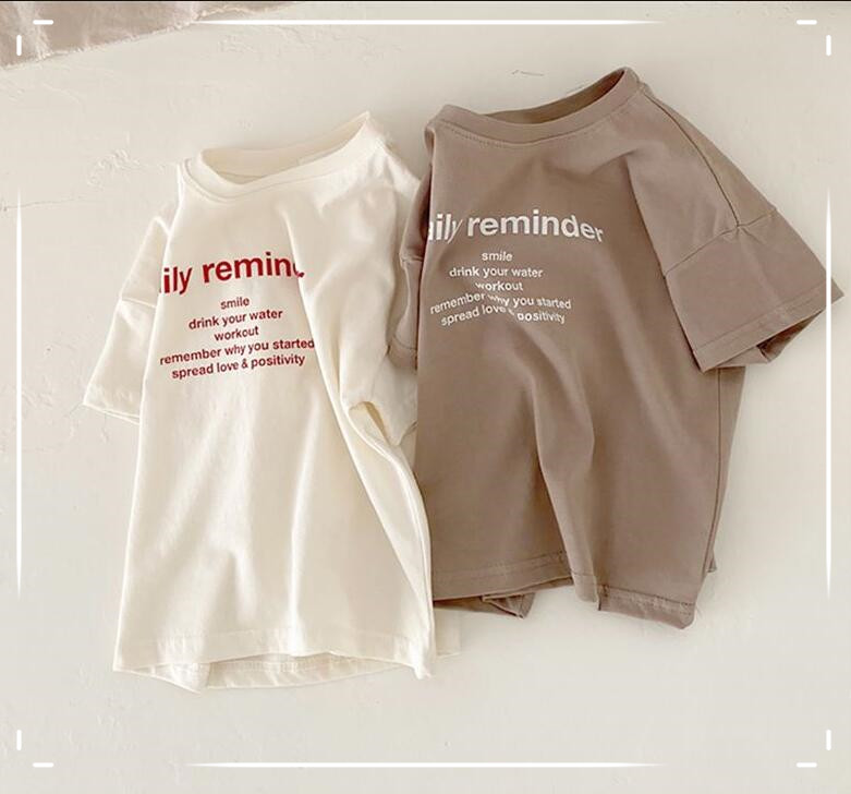 子供服★Tシャツ★トップス★韓国風子供服★キッズ★男女兼用★親子服★2色★80-130CM/ML