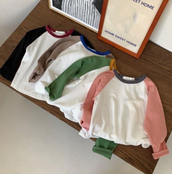 2023★春新作★韓国風子供服★Tシャツ★トップス★4色80-130CM