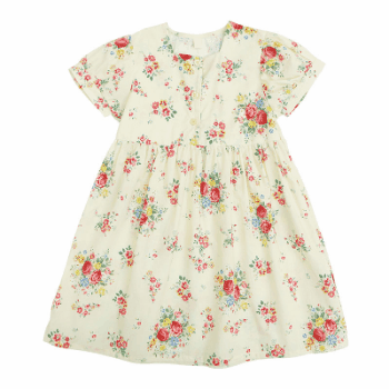 お勧め 春夏新作 韓国風 子供服 3-8歳女の子 半袖ワンピース フリル ワンピ 花柄 シャツドレス 80-150