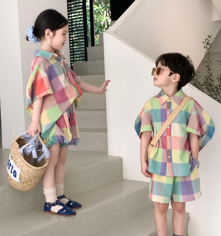 子供服★トップス+パンツ★セットアップ★韓国風子供服★男の子　女の子★2色★90-150CM