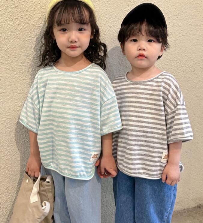 2023★春夏新作★韓国風子供服★Tシャツ★トップス★2色80-150CM