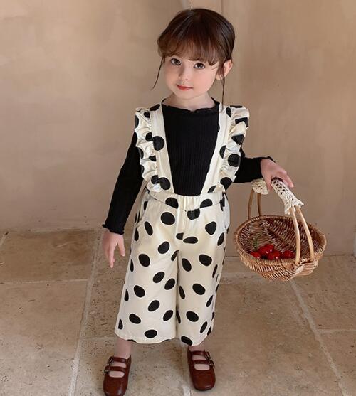 2023★春新作★韓国風子供服★トップス+サロペット2セット★7-15