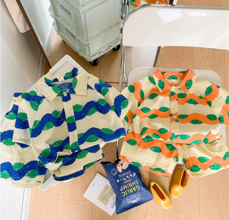 2023年★子供服　トップス+ズボン　セット★90-130cm★2色