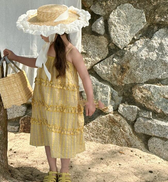 2023★春夏新作★韓国風子供服★吊りワンピース★80-140CM